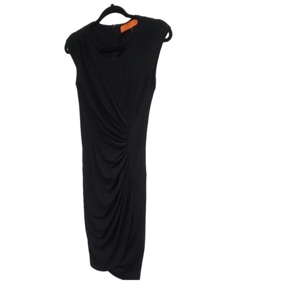 Cynthia Steffe Wrap Black Dress Women's. Size 4. Excellent Condition Pre-owned. - Picture 3 of 5